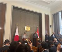 بدء فعاليات المؤتمر الصحفي بين مصر واليابان برئاسة وزيري الخارجية