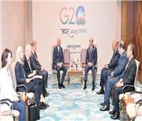 الرئيس وميشيل يؤكدان قوة العلاقات بين مصر والاتحاد الأوروبى والحرص على استمرار التنسيق المشترك 