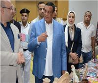 وزير التنمية المحلية ومحافظ بني سويف يفتتحان معرض «أيادي مصر» 