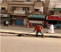 حملات لمتابعة حالة النظافة العامة بالأحياء الرئيسية والميادين بمراكز المنيا