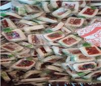 تموين الغربية يضبط 12 ألف قطعة حلوى المولد مجهولة المصدر