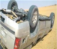 مصرع وإصابة 4 أشخاص فى حادث إنقلاب سيارة بالطريق الصحراوى الغربى بسوهاج