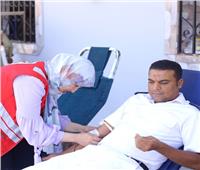 حملة للتبرع بالدم بمديرية أمن المنوفية