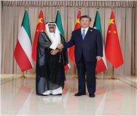 ولي عهد الكويت يجري مباحثات رسميه مع الرئيس الصيني