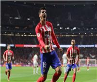 أتلتيكو مدريد يضرب الريال بالهدف الثالث من رأسية موراتا