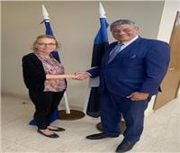 نقيب السياحيين يلتقي سفيرة إستونيا بالقاهرة لدعم التعاون السياحي 