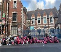 صور..النفايات تتراكم في شوارع العاصمة البريطانية