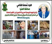 تموين المنيا: ضبط 90 مخالفة خلال حملات تفتيشية على الأسواق والمخابز