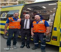 عيادات متنقلة وسيارات إسعاف متمركزة بدمنهور لتأمين احتفالات نصر أكتوبر