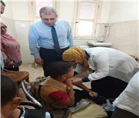 ٧٧٠ ألف طالب يتلقون تطعيم الالتهاب السحائي في المنيا