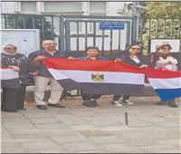 المصريات في الخارج يدعمن الرئيس