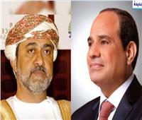 الرئيس السيسي يتلقى اتصالاً هاتفياً من سلطان عمان 