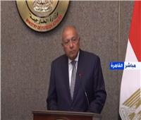وزير الخارجية يؤكد ضرورة خفض التصعيد الراهن في قطاع غزة