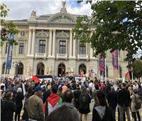 سويسرا.. الآلاف يتظاهرون في جنيف تضامنًا مع فلسطين