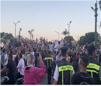 أهالي المنيا يتضامنون مع أهالي غزة وينظمون وقفة احتجاجية على كورنيش النيل 