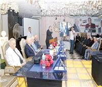 مؤتمر لنقابة المعلمين لتأييد الرئيس السيسى| المشاركون ينددون بالعدوان الإسرائيلى على غزة