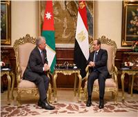 الرئيس السيسي وملك الأردن يؤكدان رفض التهجير القسري للفلسطينيين من أراضيهم