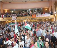وقفة احتجاجية لعمال مصر تضامنا مع الشعب الفلسطينى| صور