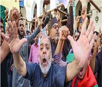 مظاهرات دعم غزة | هتافات تفويض الرئيس السيسي تنطلق من أمام الجامع الأزهر 