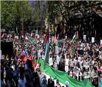 بمشاركة آلاف الأشخاص .. مسيرة في سيدني تضامنا مع شعب فلسطين