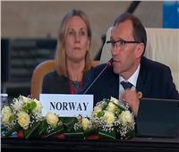 وزيرة الخارجية النرويجي: حل الدولتين هو الأفضل.. ونأسف من قتل الأطفال في غزة