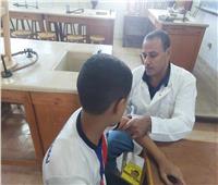 تطعيم 300 ألف طالب ضد الالتهاب السحائي والتطعيم الثنائي بمدارس المنيا