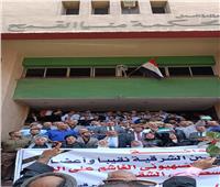محامو منيا القمح بالشرقية ينظمون وقفة تضامنية لدعم الشعب الفلسطيني