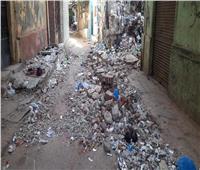 انهيار عقار من 3 طوابق بمنطقة الخليفة في محافظة القاهرة