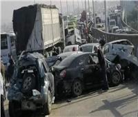 تهشم عدد من السيارات في حادث مروع على طريق الإسكندرية الصحراوي 