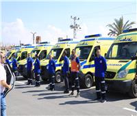 الصحة: الدفع بـ20 سيارة إسعاف إلى موقع حادث طريق إسكندرية الصحراوي