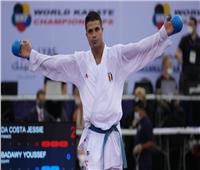 يوسف بدوي يقهر بطل إيران ويتوج بذهبية بطولة العالم للكاراتيه
