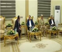 رئيس الوزراء يلتقي بمشايخ وعواقل شمال سيناء بمقر الكتيبة 101