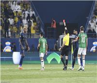 نجم النصر السعودي مهدد بإيقاف إضافي بعد الطرد أمام الاتفاق