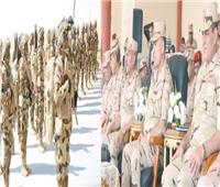    الفريق أسامة عسكر يشهد تنفيذ الجيش الثانى الميدانى لأحد الأنشطة التدريبية