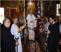 نائب محافظ الإسماعيلية يشهد رسامة الأب باسيليوس كاهنًا للكنيسة اليونانية