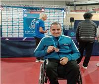 أحمد المحصي يحرز برونزية بطولة فرنسا الدولية لتنس الطاولة البارالمبية