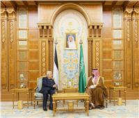 الرئيس الفلسطيني وولي العهد السعودي يبحثان مستجدات العدوان على غزة