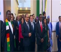 الرئيس السيسي يُجري جولة تفقدية داخل المعرض الأفريقي للتجارة البينية