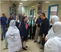 زيارة تفقدية لوكيل وزارة الصحة بالمنوفية لمستشفى رمد شبين الكوم                     