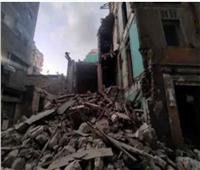 انهيار عقار بقرية جريس في المنيا دون وقوع خسائر بشرية 