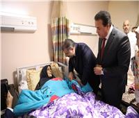 وزير الصحة ونظيره التركي يتفقدان الخدمات الطبية المقدمة للجرحى والأطفال الفلسطينيين