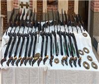 الأمن العام يضبط «ترسانة أسلحة» و50 كيلو مخدرات بـ 4 محافظات