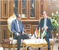 محافظ شمال سيناء لسفير فلسطين: مصر تقوم بدور كبير لاحتواء التصعيد