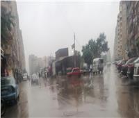 هطول أمطار غزيرة على مدن محافظة الغربية| صور