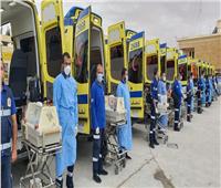 استقبال 28 طفل فلسطيني مبتسيرين لنقلهم للمستشفيات المصرية | صور