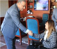إيمان كريم تلتقي محافظ سوهاج للاطلاع على خريطة الخدمات المقدمة لذوي الإعاقة