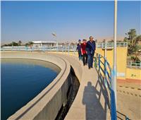 رئيس مياه سوهاج يتفقد محطة نيدة السطحية ومجمع الورش