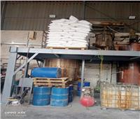 ضبط 3 أطنان مواد خام مجهولة المصدر بمصنع بتروكيماويات في وادي النطرون