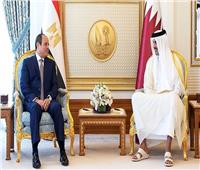 أمير قطر يتسلم رسالة خطية من الرئيس السيسي تتعلق بالعلاقات الثنائية