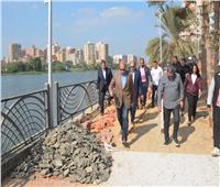 محافظ القليوبية يتفقد ممشى نهر النيل ببنها بحضور رئيس جهاز القاهرة الفاطمية